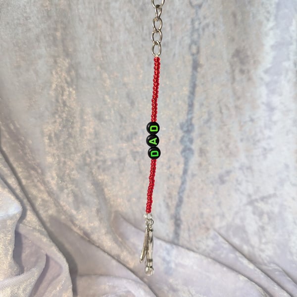 DAD keyring with tool charms