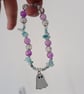 Elasticated pastel beaded ghost charm bracelet - Image 5