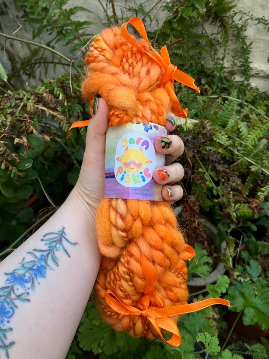 Solstice - thick and thin art yarn