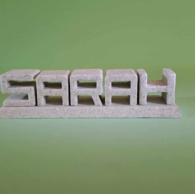 Stone Letters to create names of loved ones or ... - Folksy