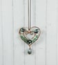 Copper Hanging Decoration with Pearls, Glass and Agate Beads - Image 4