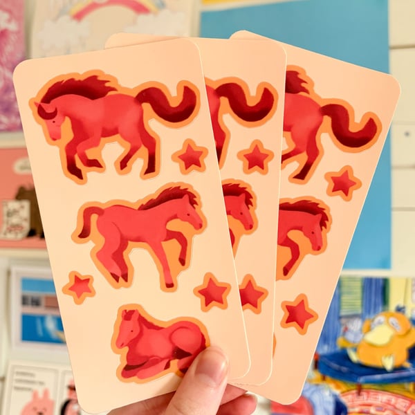 Horse Sticker Sheet