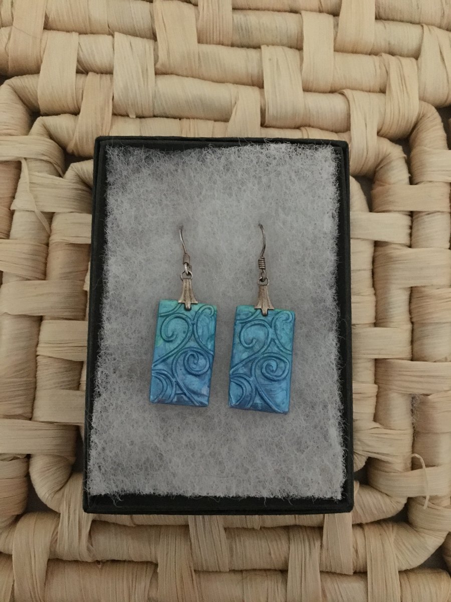 Small Rectangular Earrings