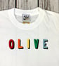 Kids rainbow name T-Shirt- child's birthday top- Shirt for boy or girl - Image 8