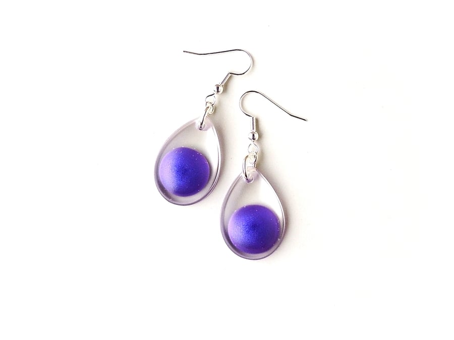 Purple Earrings - SALE (2228)
