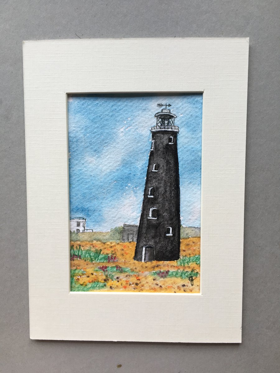 Lighthouse original art 