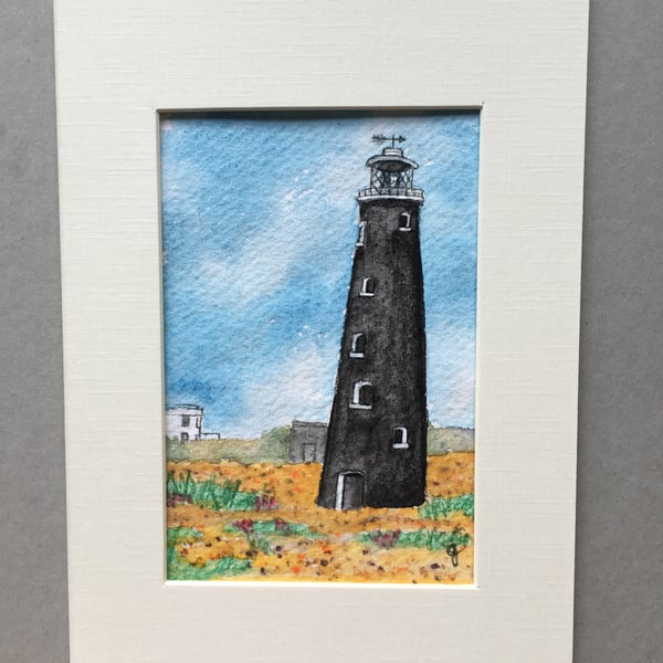 Lighthouse original art 