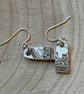 Handmade Ceramic Earrings One of a Kind Zero waste Eco Friendly Gifts - Image 9
