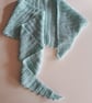 Perfectly Imperfect Crochet Scarf Wrap Mint Green  - Image 3