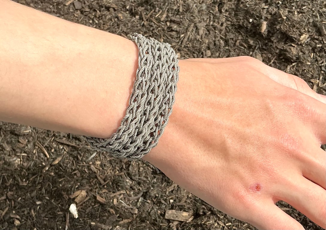 Grey Hemp Bracelet. Wrap Bracelet. Hemp Jewellery. Casual Bracelet. Bracelets. 