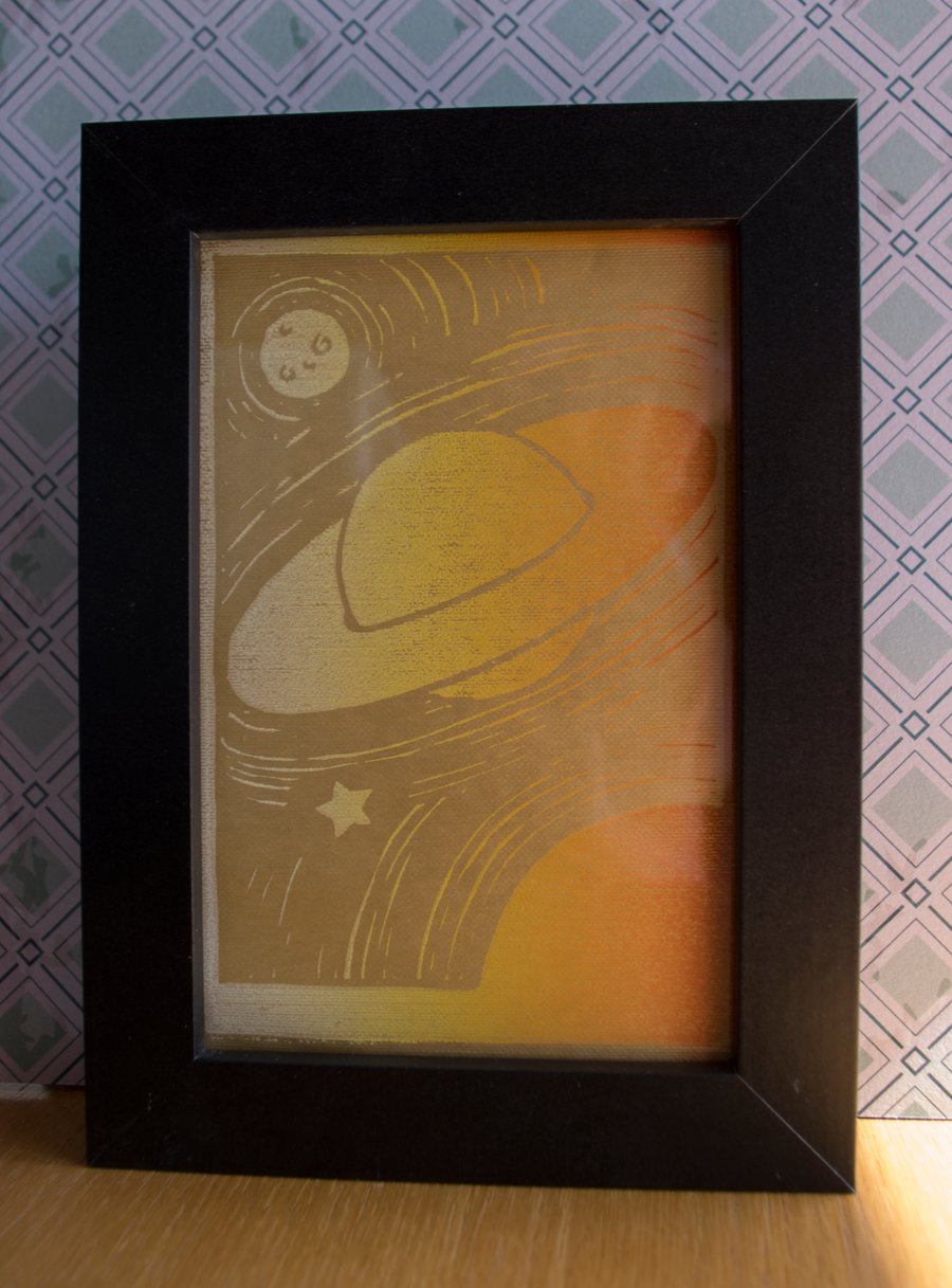 Planets, framed