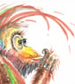 Orangutan Monkey. Original painting - Image 1