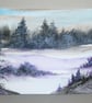 original art hand painted winter landscape ( ref FA 480 A1 ) - Image 1