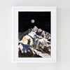 Illustration art print Kanchenjunga A3 Print (11.69 in x 16.54 in)