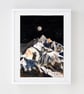 Illustration art print Kanchenjunga A3 Print (11.69 in x 16.54 in) - Image 1