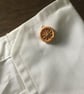 Dorset Button Cufflinks, Gold - Image 1