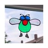 Stained glass suncatcher Fly