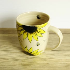 Mug - Sunflowers and Bees