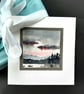 Blank HandCrafted Card Of The Moon And Scottish Loch. Any Occasion Notelet. - Image 7