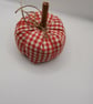 Handmade Rustic Style Gingham Pumpkin Decoration  - Image 1