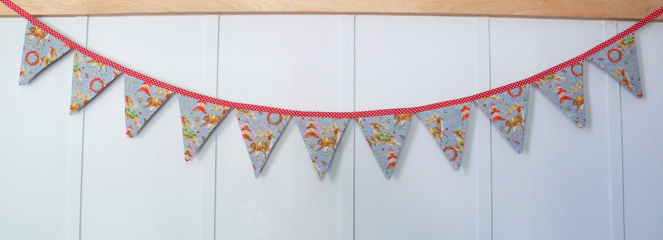 Christmas Bunting 11 Flags