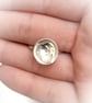 Sterling silver domed cup ring - Image 4