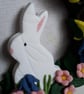 Easter Spring Rabbit Floral Wreath - Image 2