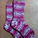 Socks, hand knitted, MEDIUM, adult size 5-6