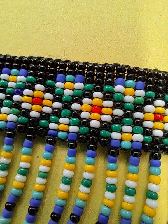 Seed Bead Loom Bracelet or Anklet 