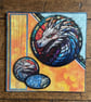 Dragon Stained Glass Style Card – "I Believe in You" Fantasy Greeting Card