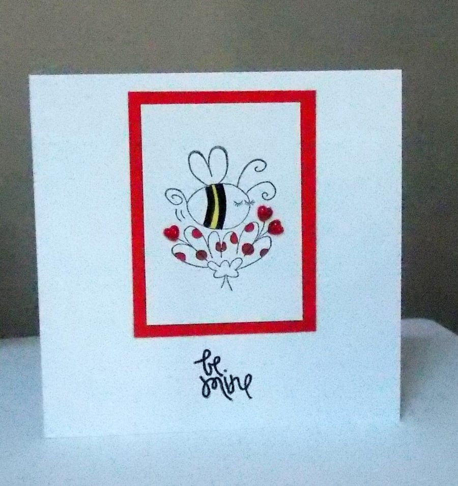 Be Mine Valentine's Day Card