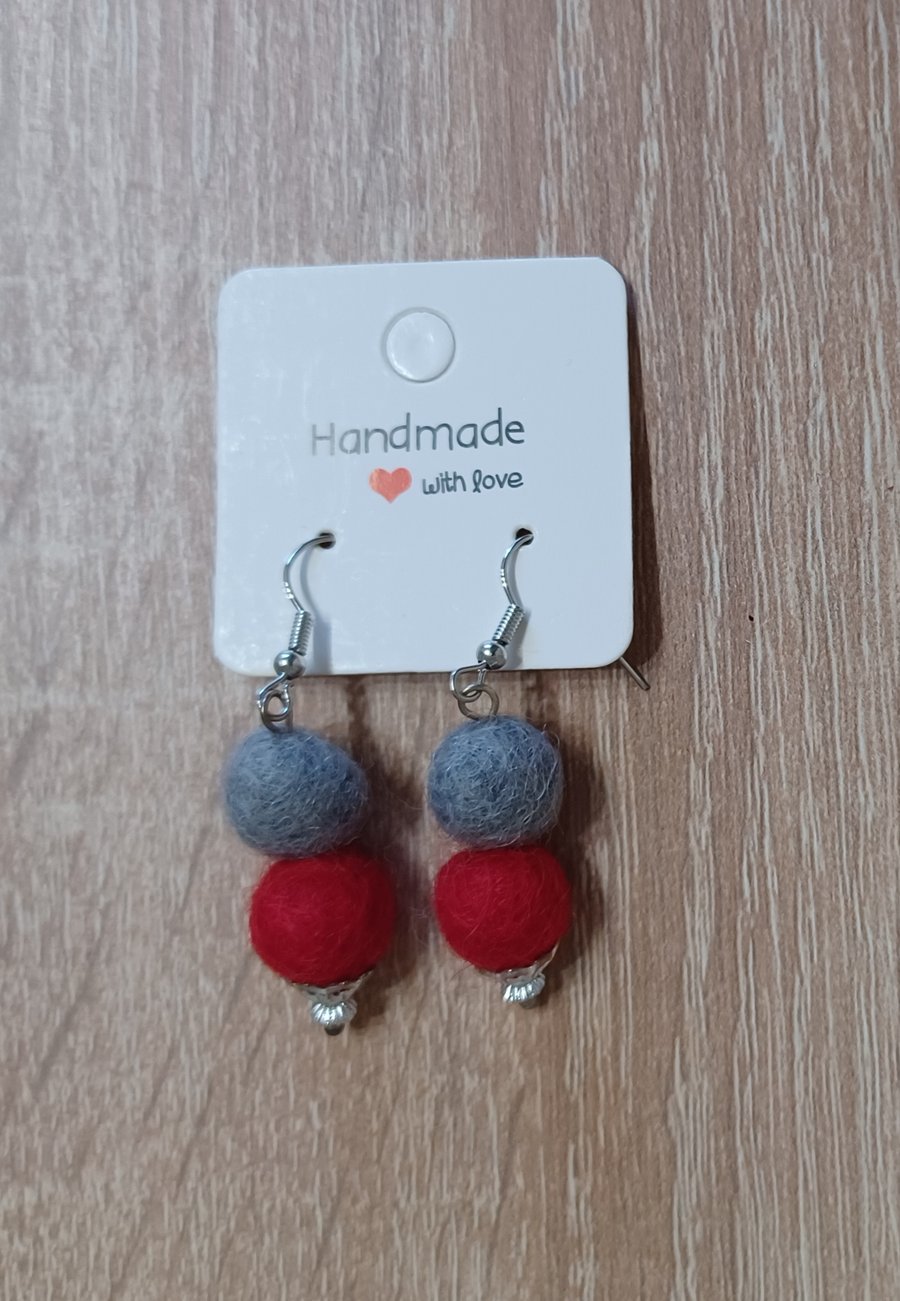Felt Earrings