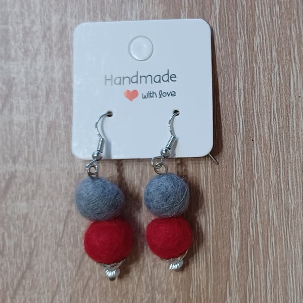 Felt Earrings