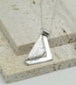 Apex Reticulated Sterling Silver Pendant - Image 1