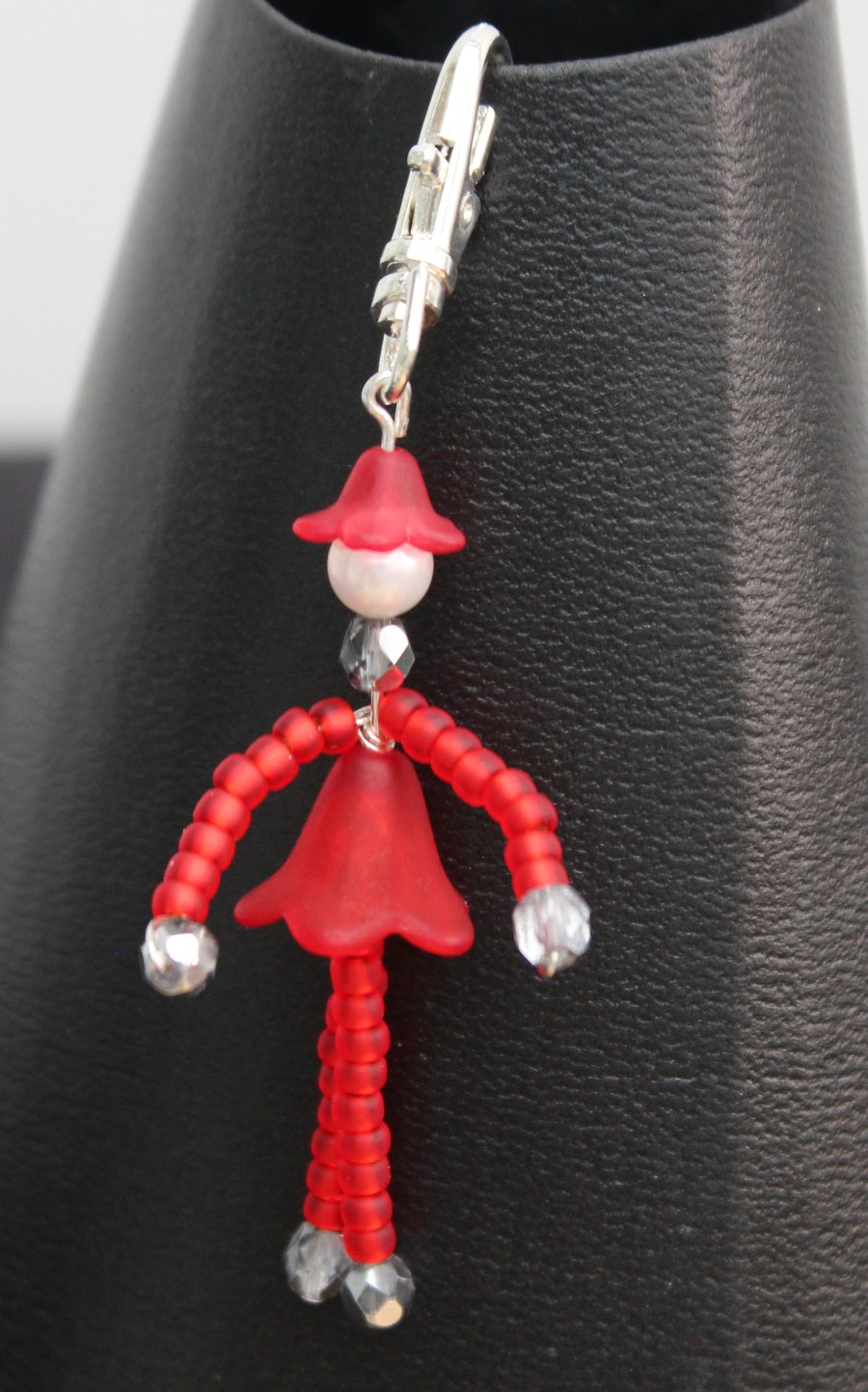 Red fairy bag charm