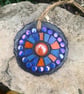 Orange & Blue Mandala Mosaic