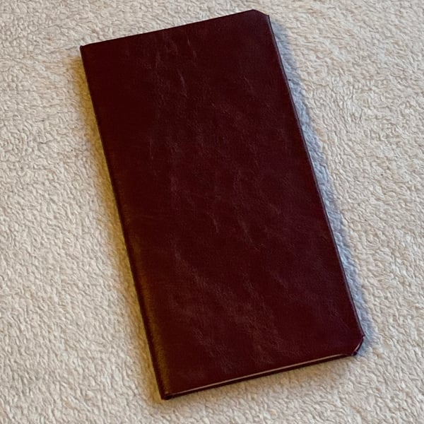 Fill In The Date Burgundy Coloured Leatherbound A6 Diary