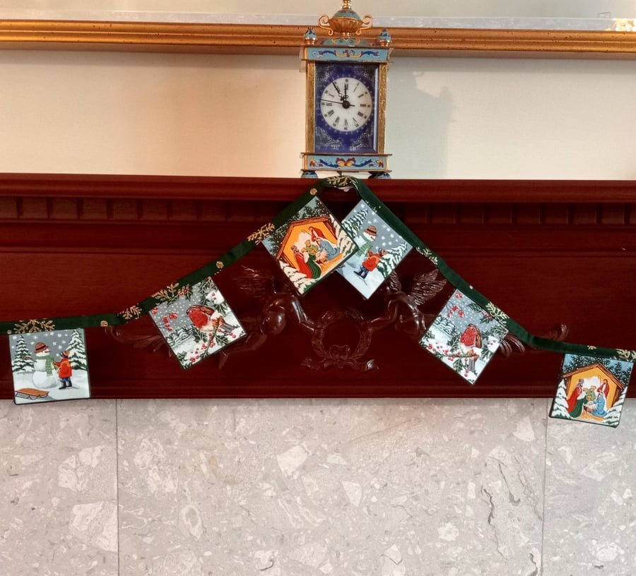 Christmas Bunting NO POSTAGE 6LF