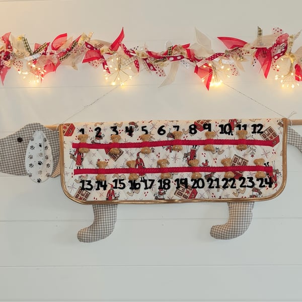 Dog Advent Calendar (Light brown designs)