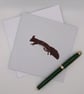 Perfectly Imperfect Red Squirrel Greetings Card