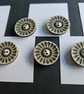 1" 25mm 40L Polyester Buttons Italian TUNISI material - Image 2