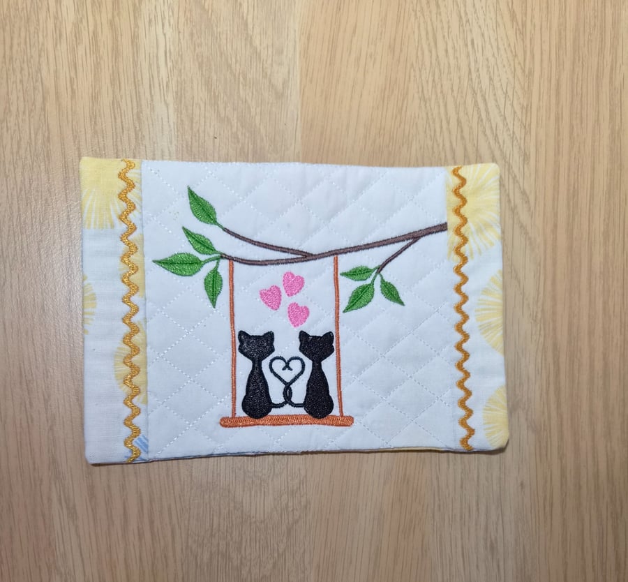 Cute Quilted Mug Rug