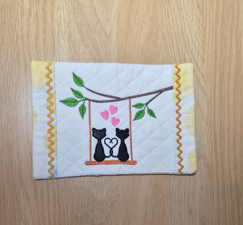 Cute Quilted Mug Rug