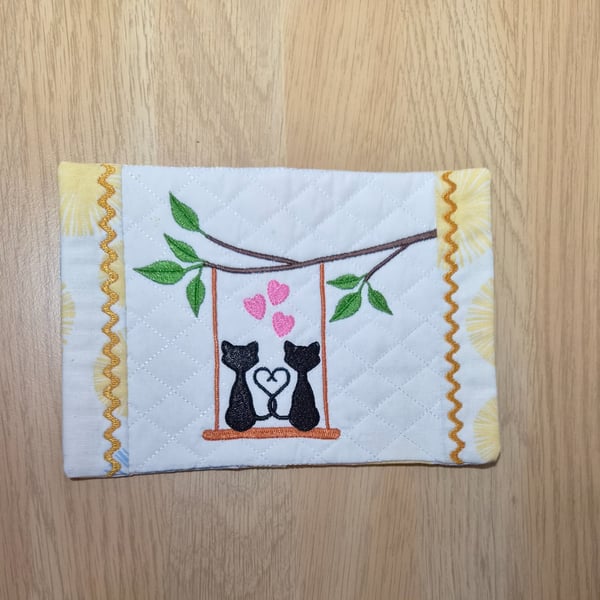 Cute Quilted Mug Rug