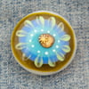 Fused Glass Flower Brooch