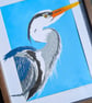 'Crags Heron' Lino Print  - Image 2