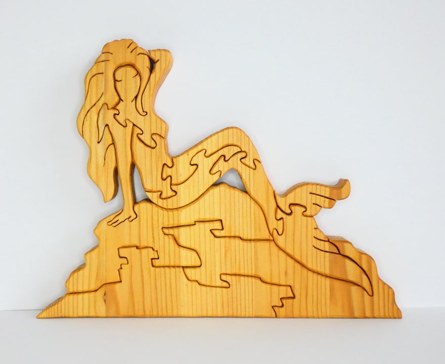  Unique Wooden Mermaid Jigsaw Puzzle