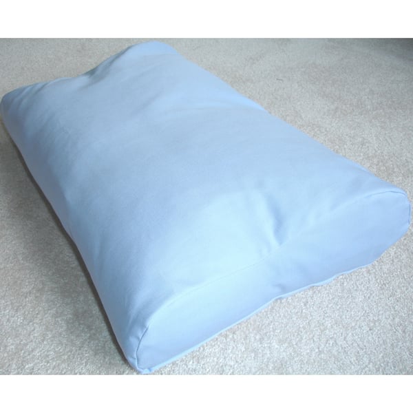 Tempur Original Neck Contour Pillow COVER ONLY Blue Queen Medium