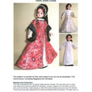 Sindy Sewing Pattern, Tudor Style c1530