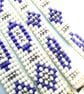Beaded Blue and White Handmade Loom bracelets - Image 2